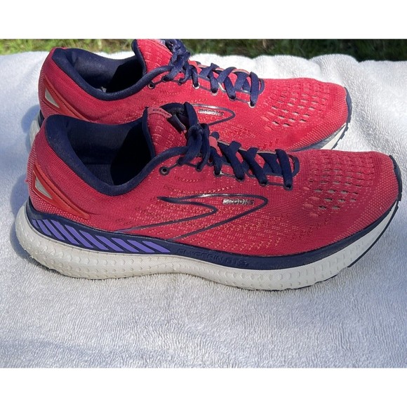 Brooks Glycerin GTS 19 Running Shoes Womens 8.5 Pink Comfort Cushion 1203441B623 - Picture 6 of 14